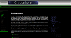Desktop Screenshot of cryosphere.org