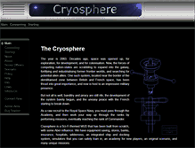Tablet Screenshot of cryosphere.org